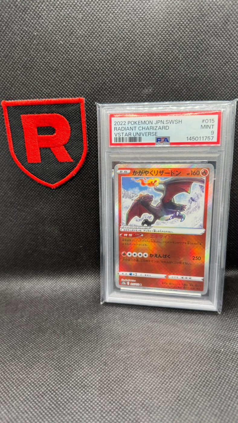 Radiant Charizard PSA 9