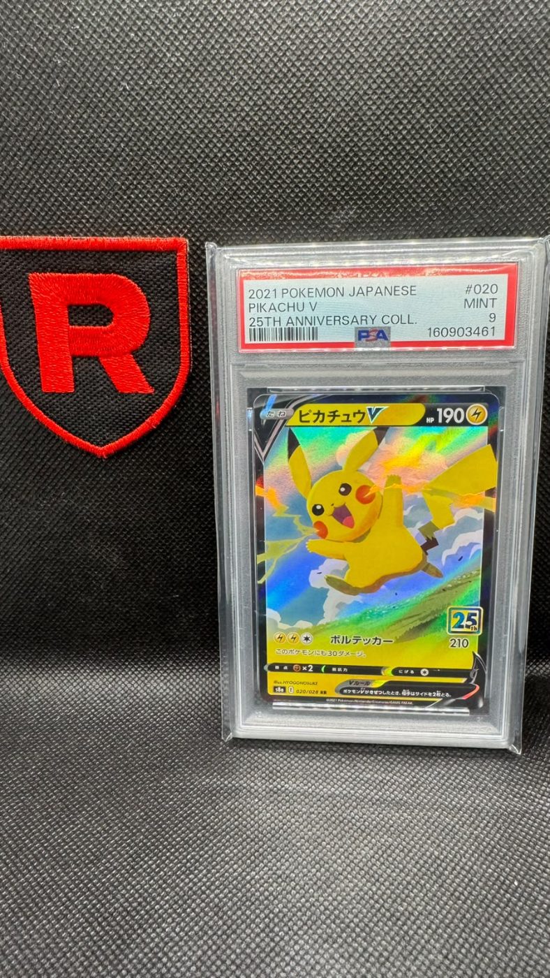 Pikachu 25th Vmax PSA 9
